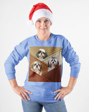 Load image into Gallery viewer, Three Cute Shih Tzu In Bag Gift For Dog Lovers Sweatshirt
