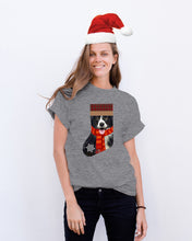 Load image into Gallery viewer, Santa Border Collie In Stock Gift For Dog Lovers Guys Tee
