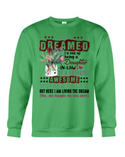 Load image into Gallery viewer, Protea Being A Daughter In Law Of A Freaking Awesome Mother In Law Gift For Women Sweatshirt
