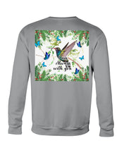 Load image into Gallery viewer, Hummingbird With English Daisy Gift For Birds Lovers Sweatshirt
