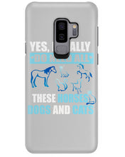 Load image into Gallery viewer, I Do Need All These Horses Dogs And Cats Phone case
