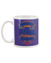Load image into Gallery viewer, Promoted From Dog Grandma To Human Grandma Gift For Grandma Mug
