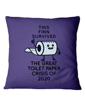 Load image into Gallery viewer, This Finn Survived The Great Toilet Paper Crisis Of 2020 Pillow Cover
