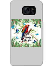 Load image into Gallery viewer, Scarlet Macaw With Butterflies I Am Always With You Gift For Lover Phone case
