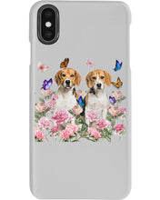 Load image into Gallery viewer, Gift For Dog Lovers Beagle With Peonies Phone case
