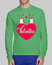 Load image into Gallery viewer, Couple Otter Valentine's Day Gift For Otter Lovers Unisex Long Sleeve
