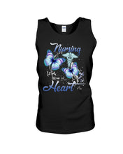 Load image into Gallery viewer, Nursing Is A Work Of Heart  Unique Custom Design Unisex Tank Top
