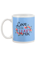 Load image into Gallery viewer, Love Is In The Hair Flower Gift For Women Mug
