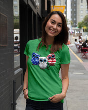 Load image into Gallery viewer, Lovely Phone Case Three Owl With US Flag Gift For Owl Lovers Ladies Tee

