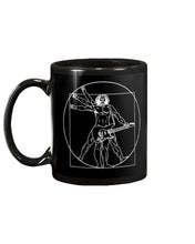 Load image into Gallery viewer, Guitar Vitruvian Design Gift For Guitar Lovers Mug
