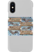 Load image into Gallery viewer, Do What Makes You Happy With Bats Gift For Girls Phone case
