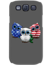Load image into Gallery viewer, Lovely Phone Case Three Owl With US Flag Gift For Owl Lovers Phone case
