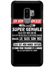 Load image into Gallery viewer, Je Suis Un Homme Chanceux J'ai Line Femme Custom Design Je Suis Son Roi Phone case
