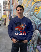 Load image into Gallery viewer, Horse Made In The America Red Car Gift For Horse Lovers Sweatshirt
