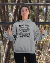 Load image into Gallery viewer, April Girl Make No Mistake My Personality Trending For Birthday Gift Hoodie
