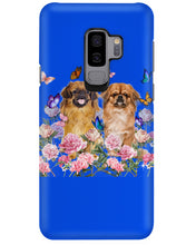 Load image into Gallery viewer, Pekingese With Peonies Gift For Dog Lovers Phone case
