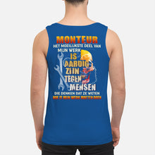 Load image into Gallery viewer, Het Moeilijkste Deel Van Mijn Werk Is Aardig Zijn Tegen Mensen Unisex Tank Top

