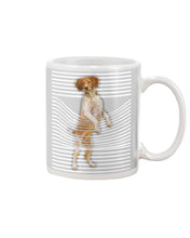 Load image into Gallery viewer, Brittany Spaniel Climb Curtain Gift For Dog Lovers Mug
