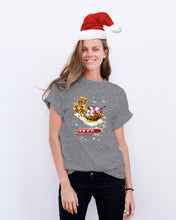 Load image into Gallery viewer, Baseball Xmas Sleigh Loading Gift For Baseball Lovers Guys Tee
