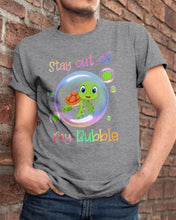 Load image into Gallery viewer, Vintage Funny Stay Out Of My Bubble Gift For Turtle Lovers Guys Tee
