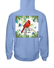 Load image into Gallery viewer, Scarlet Macaw With Butterflies I Am Always With You Gift For Lover Hoodie
