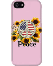 Load image into Gallery viewer, Peace Sign Sunflower Birthday Gift For Girls Phone case

