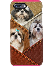 Load image into Gallery viewer, Three Cute Shih Tzu In Bag Gift For Dog Lovers Phone case
