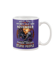 Load image into Gallery viewer, Walk Away I Am A Grumpy Old Man Who Was Born In November Birthday Gift Mug
