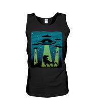 Load image into Gallery viewer, UFA Dinosaur T Rex Sky Full Of Stars Unisex Tank Top
