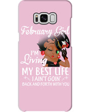 Load image into Gallery viewer, Betty Boop February Girl Living My Best Life Birthday Meaningful Gift Phone case
