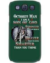 Load image into Gallery viewer, October Man Son Of God Birthday Meaningful Gift For Men Phone case
