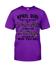 Load image into Gallery viewer, April Girl Make No Mistake My Personality Trending For Birthday Gift Guys Tee
