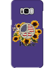 Load image into Gallery viewer, Peace Sign Sunflower Birthday Gift For Girls Phone case
