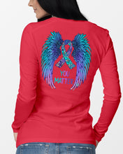 Load image into Gallery viewer, You Matter Ribbon Awareness With Angel Wings Unisex Long Sleeve
