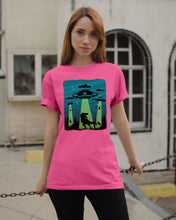 Load image into Gallery viewer, UFA Dinosaur T Rex Sky Full Of Stars Guys Tee
