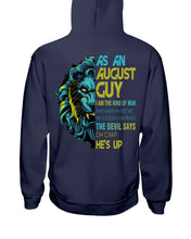 Load image into Gallery viewer, As An August I Am The Kind Of Man Lion Birthday Gift Hoodie
