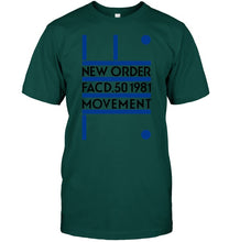 Load image into Gallery viewer, New Order Facd 501981 Movement Simple Unique Custom Design Guys Tee
