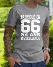 Load image into Gallery viewer, Fabrique En 66 54 Ans D'Excellence Custom Design Gift For Friends Guys Tee
