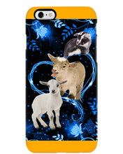 Load image into Gallery viewer, Lovely Phone Case Twinkling Blue Heart Gift For Goat Lovers Phone case
