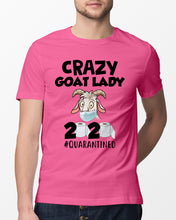 Load image into Gallery viewer, Crazy Goat Lady 2020 Quarantined Gift For Goat Lovers Guys Tee
