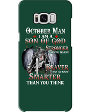 Load image into Gallery viewer, October Man Son Of God Birthday Meaningful Gift For Men Phone case
