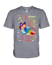 Load image into Gallery viewer, I Miss My Husband Every Day Love You Forever Trending Guys V-Neck
