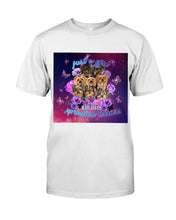 Load image into Gallery viewer, A Girl Loves Yorkshire Terrier Gift For Dog Lovers Guys Tee

