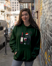 Load image into Gallery viewer, Cat Drink And Be Merry Meaningful Gift For Women Hoodie
