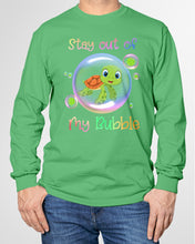 Load image into Gallery viewer, Vintage Funny Stay Out Of My Bubble Gift For Turtle Lovers Unisex Long Sleeve
