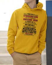Load image into Gallery viewer, A Stubborn Son Of A Freaking Awesome Mom I Love Her Gift For Mama Hoodie
