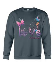 Load image into Gallery viewer, Love Butterflies Grandma Life Gift For Grandma Sweatshirt
