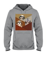 Load image into Gallery viewer, Three Cute Shih Tzu In Bag Gift For Dog Lovers Hoodie

