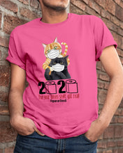 Load image into Gallery viewer, 2020 The Year When Shit Got Real Trending For Cat Lovers Guys Tee
