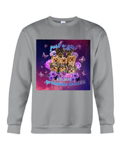 Load image into Gallery viewer, A Girl Loves Yorkshire Terrier Gift For Dog Lovers Sweatshirt
